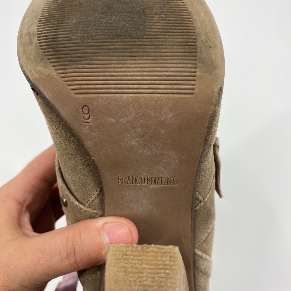 Franco Fortini Cole Italian suede moto boot 9 - Picture 7 of 9